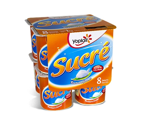 Yoplait Ferme Sucré 125 g x 4